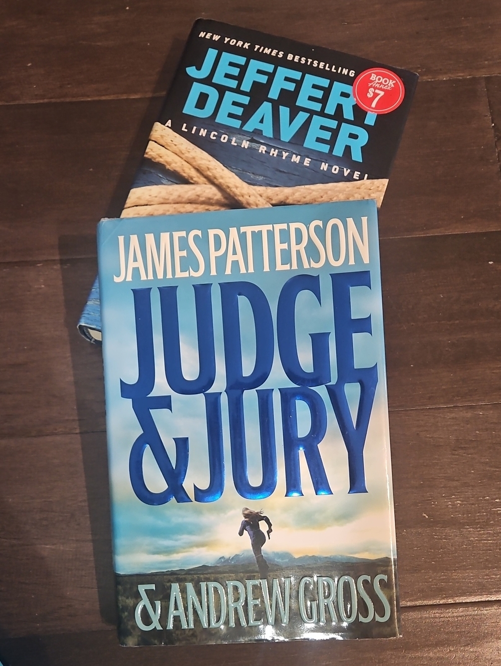 James Patterson Judge & Jury + Jeffery Deaver Burial Hour 2 Hardcover Thrillers